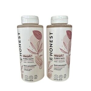 The Honest Company Nourish Bubble Bath Sweet Almond 12 Fl Oz New Pack Of 2